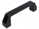 Handle; Mat: technopolymer (PA); black; H: 47mm; L: 172mm; W: 27mm