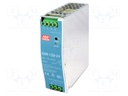 Power supply: switched-mode; 120W; 24VDC; 24÷28VDC; 5A; 90÷264VAC