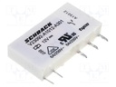 Relay: electromagnetic; SPDT; Ucoil: 12VDC; 6A/250VAC; 6A/30VDC