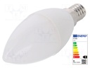 LED lamp; warm white; E14; 220/240VAC; 470lm; 5.5W; 200°; CRImin: 80