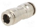 Push-in fitting; straight,inline splice; -0.99÷20bar; 8mm