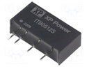 Isolated Board Mount DC/DC Converter, ITE, 1 Output, 1 W, 12 V, 83.3 mA