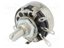 Potentiometer: shaft; single turn; 470Ω; 2W; ±20%; soldered; 6mm