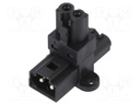 Transition: T adapter; male,female x2; EPN2; 16A; 250VAC; PIN: 2