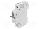 Circuit breaker; 230/400VAC; Inom: 50A; Poles: 1; DIN; Charact: C