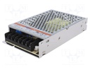 Power supply: switched-mode; voltage source; 150W; 24VDC; 6.5A