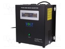 Converter: dc/ac; 1.8kW; Uout: 230VAC; Out: mains 230V; 0÷40°C; 24V