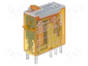 Relay: electromagnetic; DPDT; Ucoil: 230VAC; 8A/250VAC; 8A/30VDC