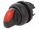 Switch: rotary; Stabl.pos: 2; 22mm; red; Illumin: M22-FLED,M22-LED