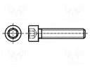 Screw; M2,5x16; DIN: 912; Head: cheese head; imbus; steel; zinc