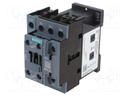 Contactor: 4-pole; NO x4; Auxiliary contacts: NO + NC; 24VAC; 690V