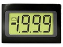 Voltmeter; digital,mounting; 0÷200mV; on panel; Char: 9.75mm