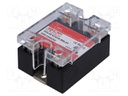 Relay: solid state; Ucntrl: 90÷250VAC; 25A; 44÷440VAC