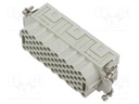 Connector: HDC; contact insert; female; CQEE; PIN: 64; 64+PE; 16A