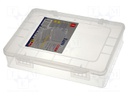 Container: box; 180x149x40mm; white; polypropylene