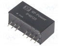 Converter: DC/DC; 3W; Uin: 18÷75V; Uout: 12VDC; Uout2: -12VDC; SIP