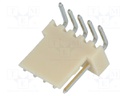 Socket; wire-board; male; NS25; 2.54mm; PIN: 5; THT; 250V; 3A; tinned
