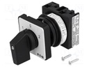 Switch: cam switch; Stabl.pos: 3; 20A; 1-0-2; Poles: 1; Pos: 3; 6.5kW