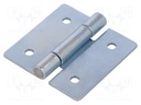 Hinge; Width: 60mm; zinc-plated steel; H: 60mm