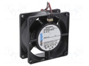 Fan: DC; axial; 80x80x32mm; 54m3/h; 36dBA; ball bearing; 3300rpm