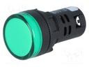 Control lamp; 22mm; L22; -20÷60°C; Illumin: LED 24VDC; Ø22.5mm