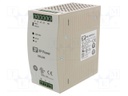 Power supply: switched-mode; 240W; 12VDC; 11.75÷14.5VDC; 16A; 860g