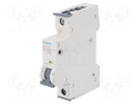 Circuit Breaker, MCB, 5SY7, 1P, 15 kA, 400 V, 10 A