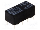 Relay: electromagnetic; DPDT; Ucoil: 24VDC; 0.3A/125VAC; 1A/30VDC