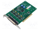 Industrial module: PCI serial port card; D-Sub 37pin; -10÷60°C