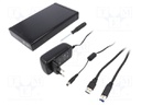 Hard discs housing: 3,5"; V: USB 1.1,USB 2.0,USB 3.0; USB,SATA