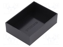 Enclosure: designed for potting; X: 50.5mm; Y: 70.5mm; Z: 20mm; ABS