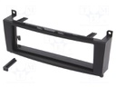 Radio mounting frame; Mercedes; 1 DIN; black