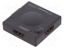 Switch; HDCP 1.3; Colour: black; Input: HDMI socket x2; Kit: switch