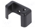 Wall-mounted holder; Colour: black