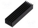 Heatsink: extruded; grilled; black; L: 75mm; W: 21mm; H: 14mm; 17.4K/W