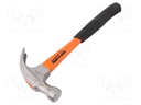 Hammer; roofing; 880g; Hammer face material: steel; W: 140mm