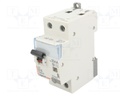 RCBO breaker; Inom: 16A; Ires: 30mA; Max surge current: 250A; 400V