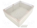 Enclosure: multipurpose; X: 174mm; Y: 224mm; Z: 80mm; ABS; grey; IP65