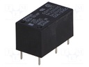 Relay: electromagnetic; DPST-NC; Ucoil: 12VDC; 5A/250VAC; 5A/30VDC