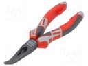 Pliers; curved,telephone; 170mm; Conform to: DIN/ISO 5745