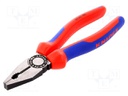 Pliers; universal; 180mm; for bending, gripping and cutting