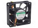 Fan: DC; axial; 12VDC; 70x70x20mm; 73.06m3/h; 41.5dBA; Vapo; 24AWG