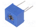 Potentiometer: mounting; single turn,horizontal; 1kΩ; 250mW; ±10%