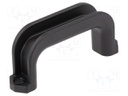 Handle; Mat: PC + ABS (UL); black; H: 22mm; L: 52mm; W: 12.2mm