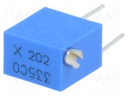 Potentiometer: mounting; vertical,multiturn; 2kΩ; 250mW; ±10%