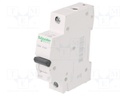 Circuit breaker; 230/400VAC; Inom: 25A; Poles: 1; DIN; Charact: B