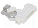 Connector: LED holder; push-in; Features: two-piece