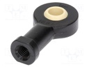 Ball joint; Øhole: 10mm; Thread: M10; Mat: igumid G; Pitch: 1,5