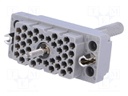 Connector: rectangular; socket; hermaphrodite; Mat: polycarbonate