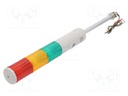 Signaller: signalling column; Colour: red/amber/green; LED; IP23